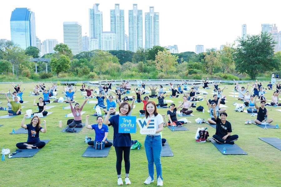 ไทยประกันชีวิต x WE Society จัดกิจกรรม “Pilates In The City”